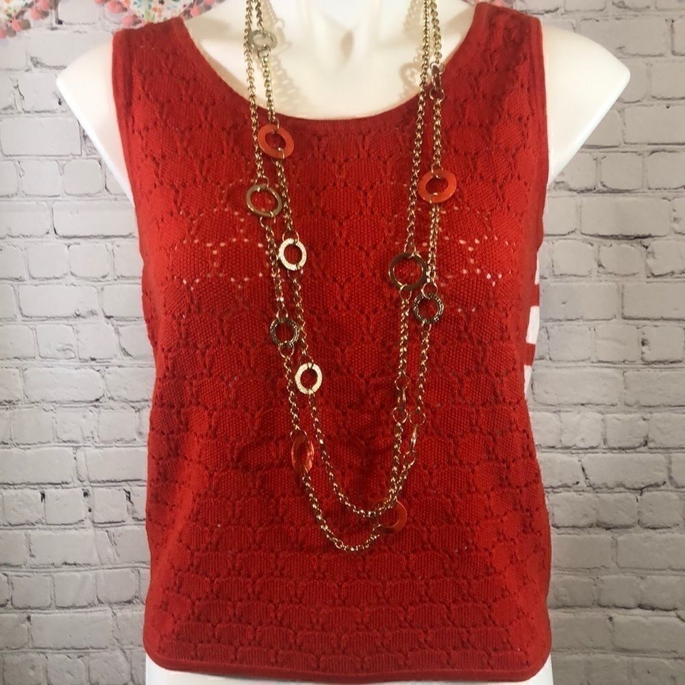 August Silk knit tank